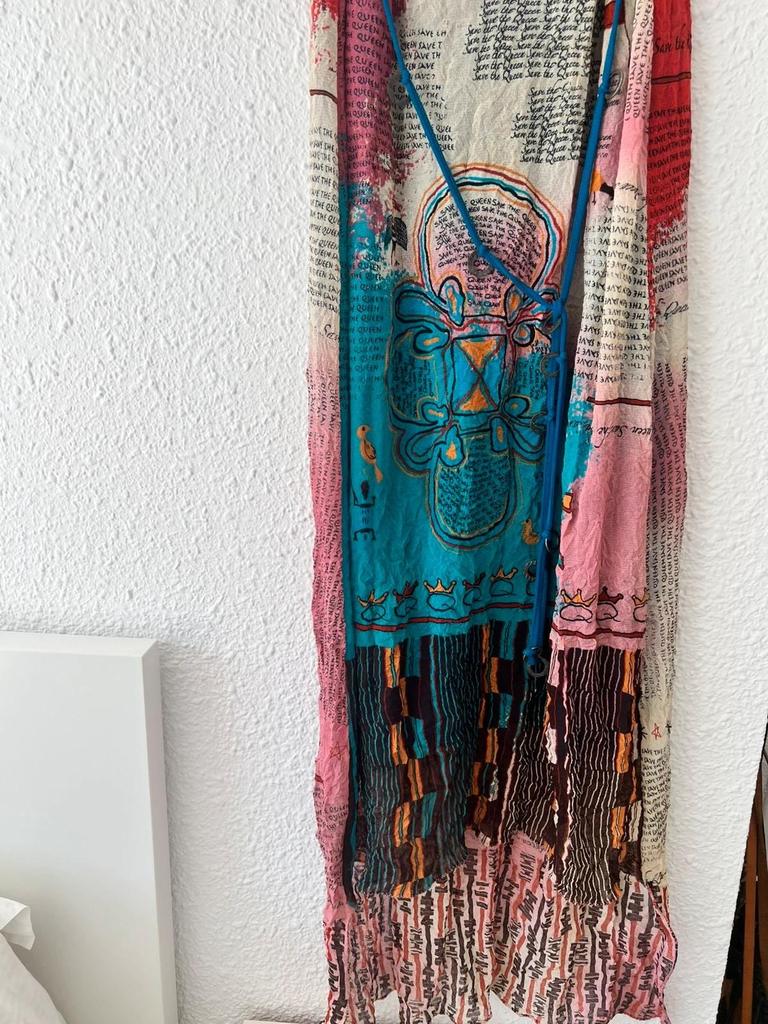 Robe Save the Queen imprimée graphique - Taille L