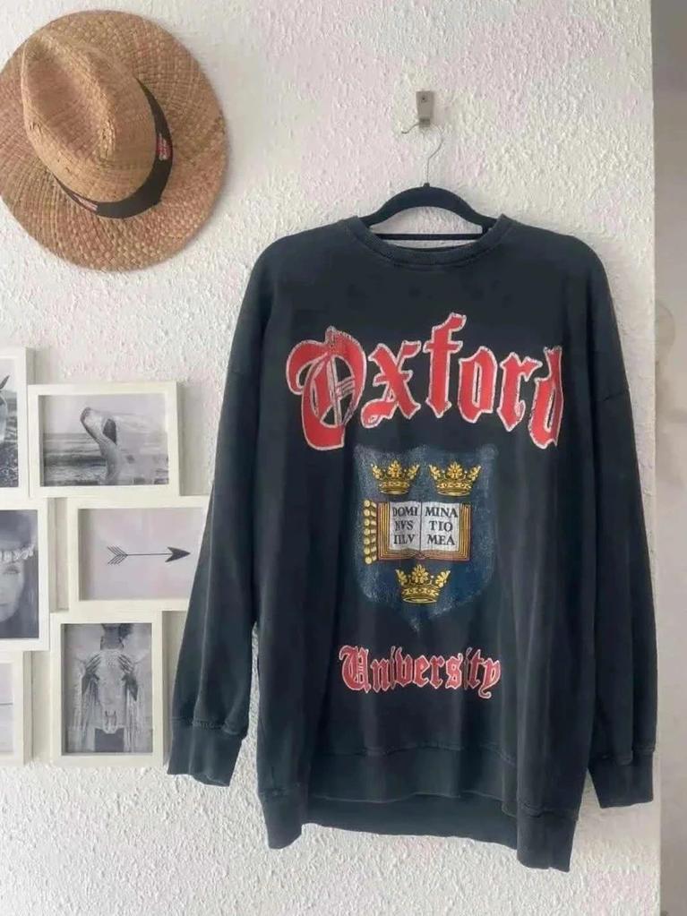 Sweat noir “oxford University” - Bershka 36 - B-231117-2650