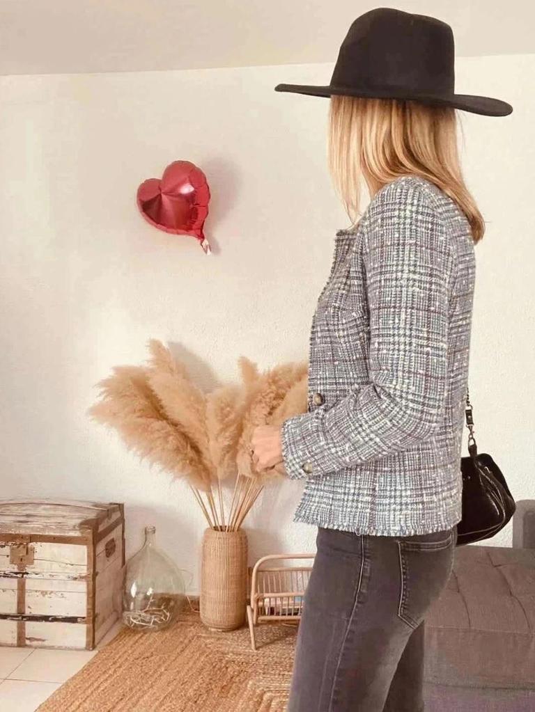 Veste tweed Isabel Marant Étoile Bleu/gris - Taille 36