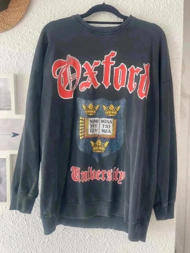 Sweat noir “oxford University” - Bershka 36 - B-231117-2650