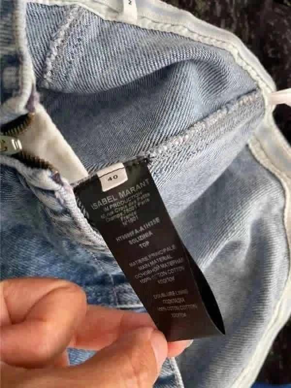 Top bustier denim Isabel Marant Étoile – Taille 40