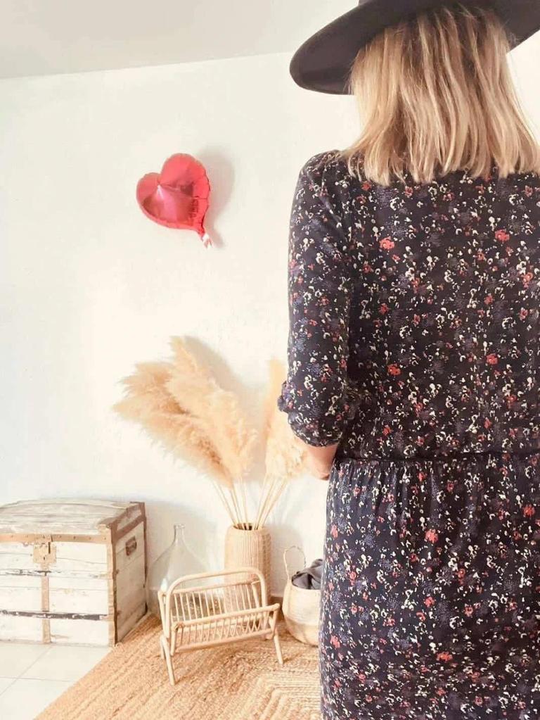 Robe Sessùn imprimée cache-cœur - Taille38/40 -b-260209-4340